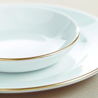 Gold Bowl & Plate